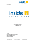 Manual del Usuario VERSI&Oacute;N 1.0