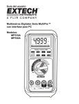 Guía del usuario Multímetros Digitales Serie MultiPro™ con
