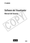 Software del Visualizador Manual del Usuario