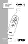 SOUND LEVEL METER SONOMETRO SONOM&Egrave;TRE