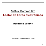 Manual de usuario Mibuk Gamma 6.2 Touch&Wifi