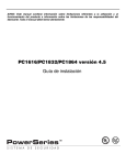 PC1616/PC1832/PC1864 versión 4.5 Guía de instalación