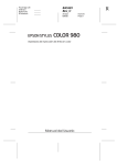 EPSON Stylus COLOR 980, Manual del Usuario