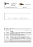 Manual del usuario Servicio de Sello Electrónico y Copia Electrónica
