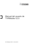 Manual del usuario de TVRMobile V2.0