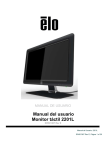 Manual del usuario Monitor táctil 2201L