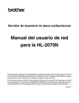 Manual del usuario de red para la HL-2070N