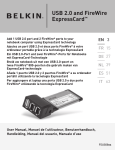 USB 2.0 and FireWire ExpressCard™