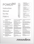 Instruction Manual for the P360-6