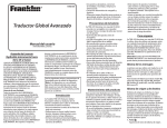 Traductor Global Avanzado - Franklin Electronic Publishers, Inc.