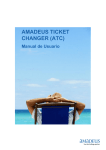 Amadeus Ticket Changer Manual del Usuario
