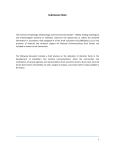 Page 1 1 Submission Note The Institute of Hydrology, Meteorology