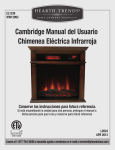 Cambridge Manual del Usuario Chimenea