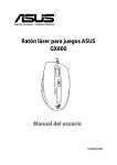 Manual del usuario Ratón láser para juegos ASUS GX800