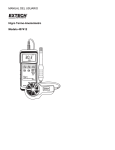 MANUAL DEL USUARIO Higro Termo-Anem&oacute;metro Modelo