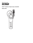 Manual del usuario EzFlex&trade; Detector de fugas de gas combustible