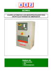 cuadro automático con microprocesador para grupo electrogeno de