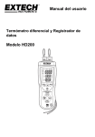 Manual del usuario Modelo HD200