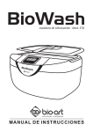 CMAN1219 # Manual BioWash STD - esp - SEM PAGINAR - Bio-Art