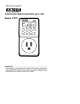 Manual del usuario Temporizador digital programable para 7 días