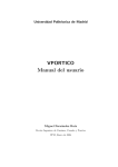 VPORTICO Manual del usuario