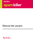 McAfee SpamKiller Manual del usuario