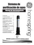 Sistema de purificación de agua