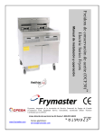 freidora eléctrica serie ocf30