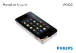 Manual del Usuario W3620