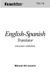 English-Spanish - Franklin Electronic Publishers, Inc.