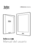 Guía de usuario de Kobo Aura H2O