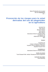 Prevención de los riesgos para la salud derivados del uso de