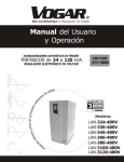 Manual del Usuario y Operación