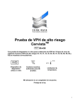 Prueba de VPH de alto riesgo Cervista