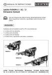 Leister FUSION 2 / 3C / 3 Extrusora manual