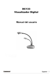 DC133 Visualizador Digital Manual del usuario