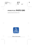 Manual del Usuario de la Stylus Photo 1290