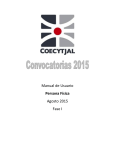 Manual del usuario FASE I - Consejo Estatal de Ciencia y