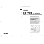 DR-770 Manual del Usuario