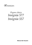 RODGERS Insignia 557, Insignia 577