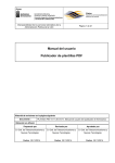 Manual del usuario Publicador de plantillas PDF