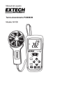 Manual del usuario Termo-Anemómetro PCM/MCM