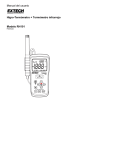 Manual del usuario Higro-Termómetro + Termómetro infrarrojo