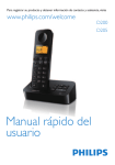 Manual de usuario Philips D2051B