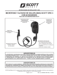 micrófono y altavoz de solapa (mas) scott epic 3 con