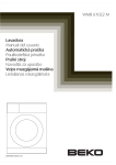WMB 61022 M Lavadora Manual del usuario Automatická pračka