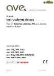 manual del usuario AVE 2012