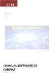 manual software de cabinas - Servicio tecnico sistemas y