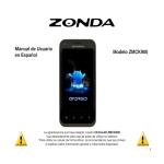 Manual de usuario en español Modelo ZMCK900
