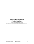 Manual del usuario de Pocket CowCard
